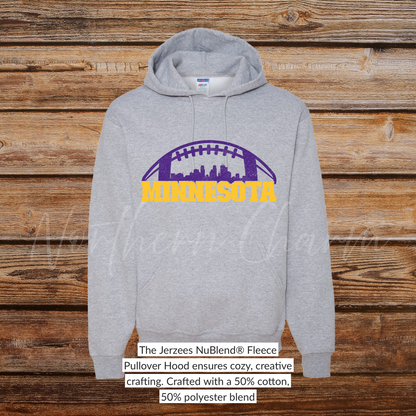 MN/WI Football Hoodie