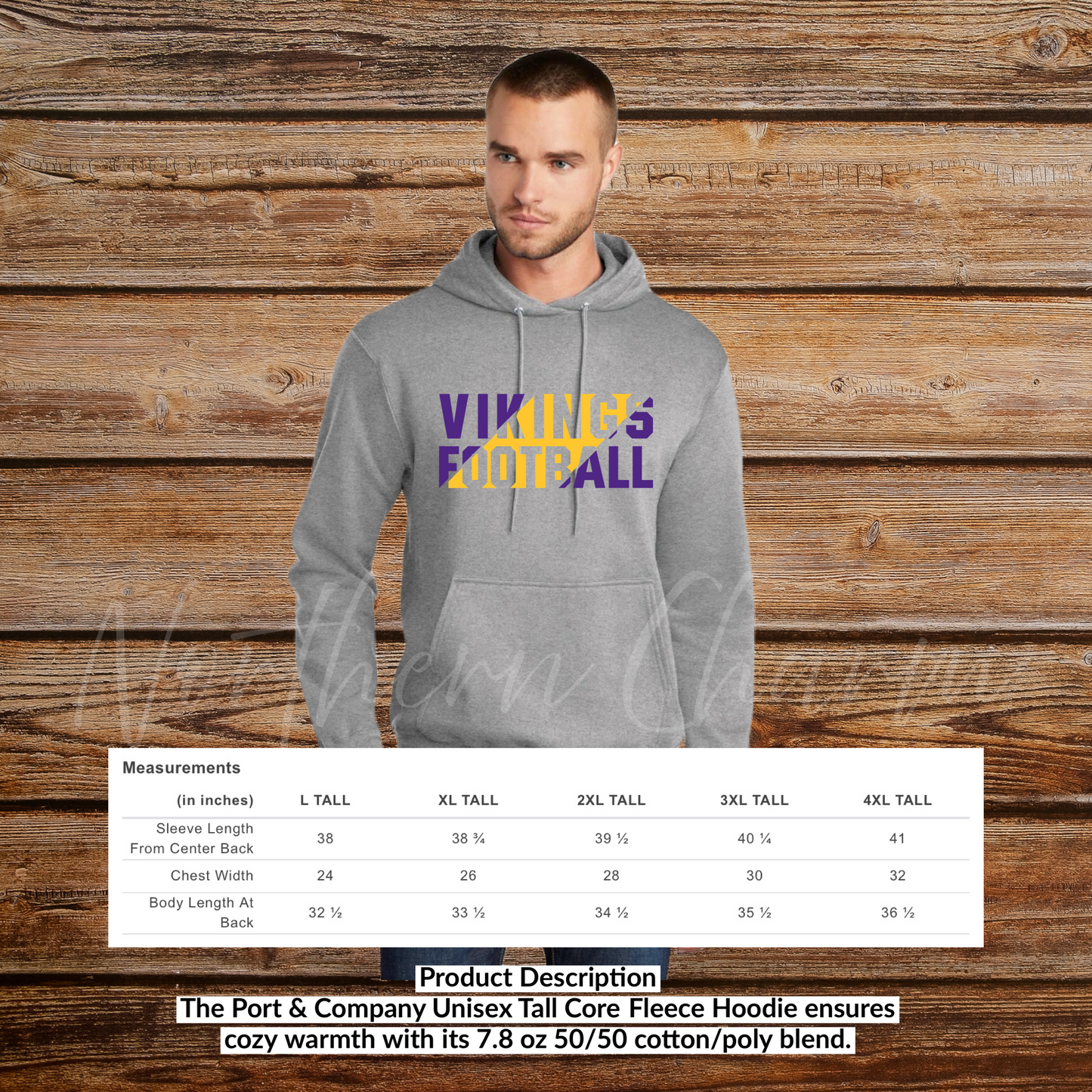 Vikings Football Hoodie