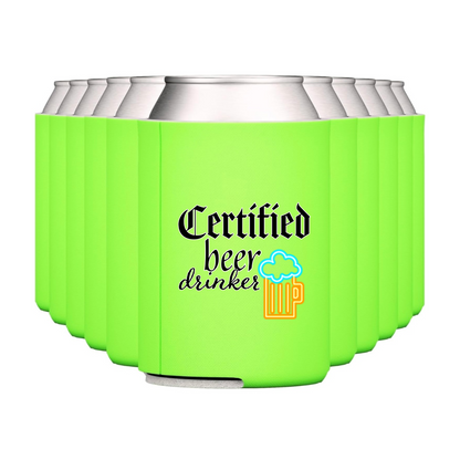 Certified Beer Drinker Koozie