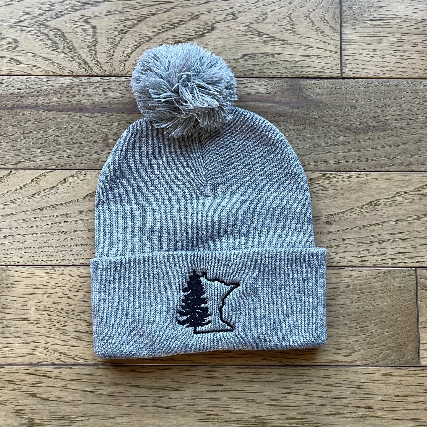 Pine Tree Pom Beanie